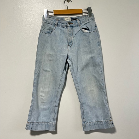 GAP Light Wash Capri Jeans Size 14 Kids - Picture 2 of 10